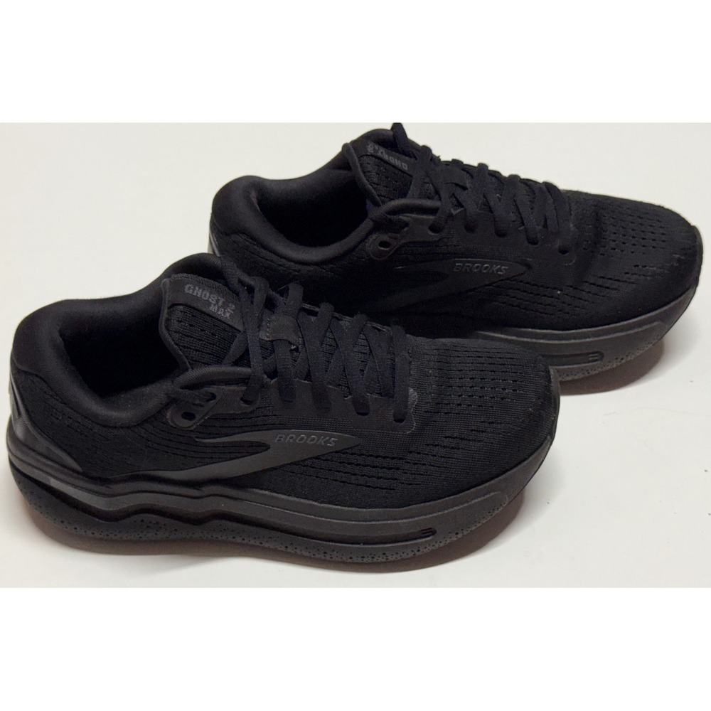 Brooks Ghost Max 2 Black Running Shoes Womens 6 Wide 1204201D020